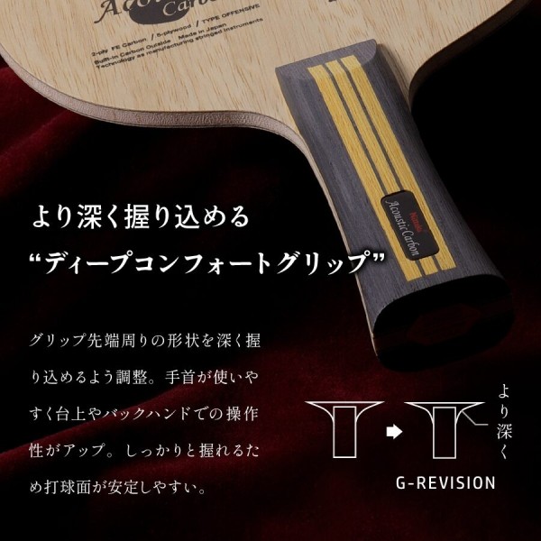 Nittaku Acoustic Carbon Inner G-Revision