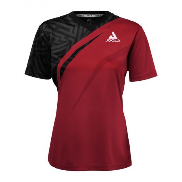 Marškinėliai Joola Lady Synergy red/black