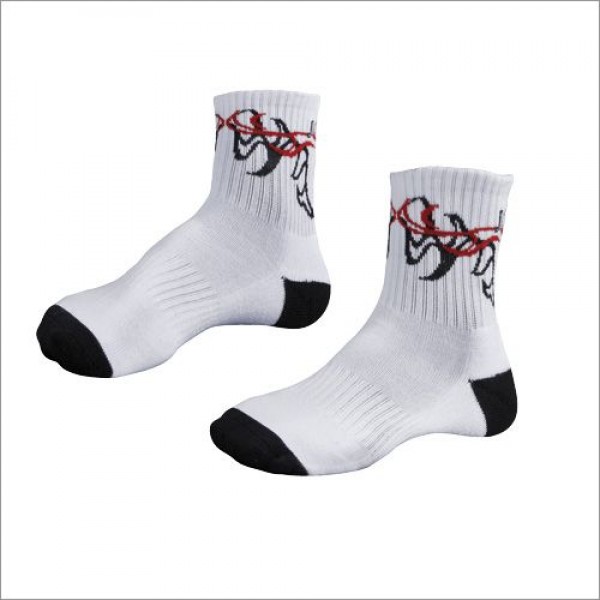 Socks Joola Wind white/red